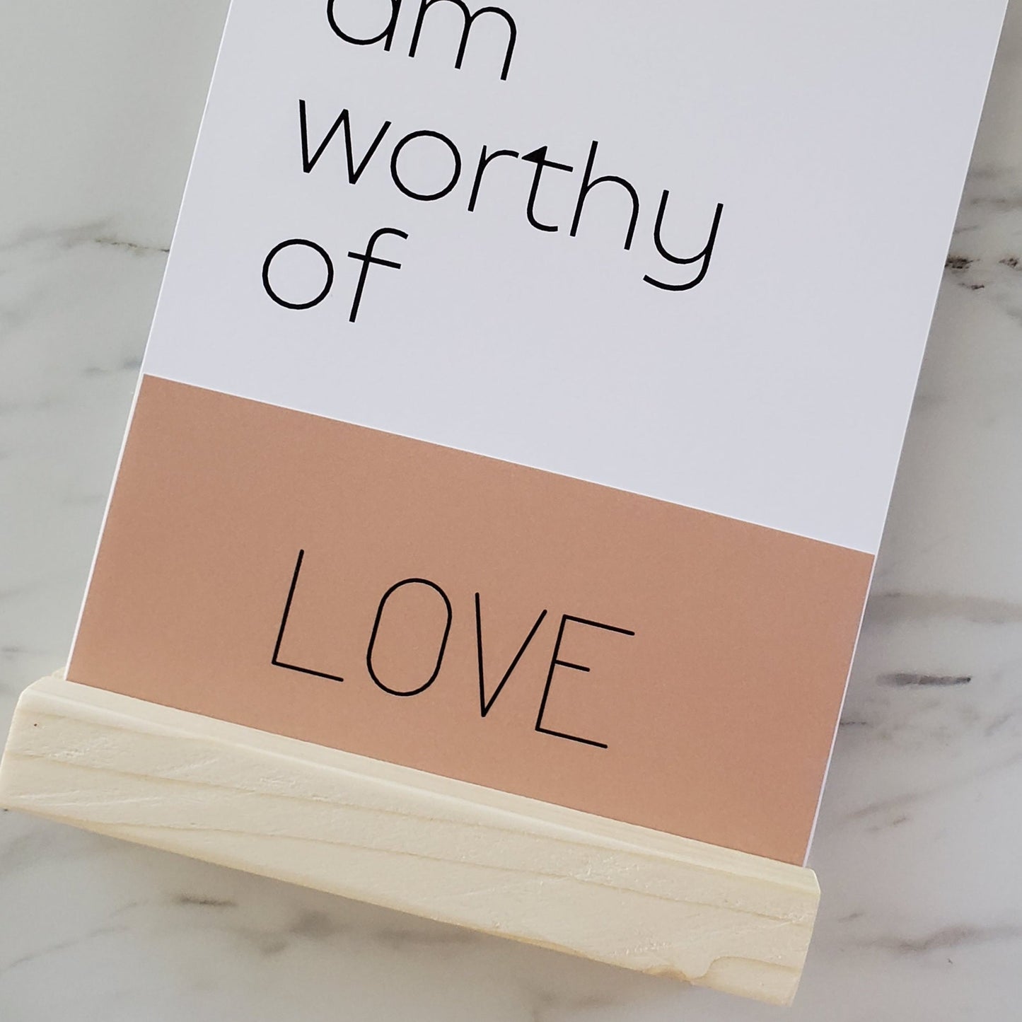 I Am Worthy Of | Digital Download - Affirmation Cards