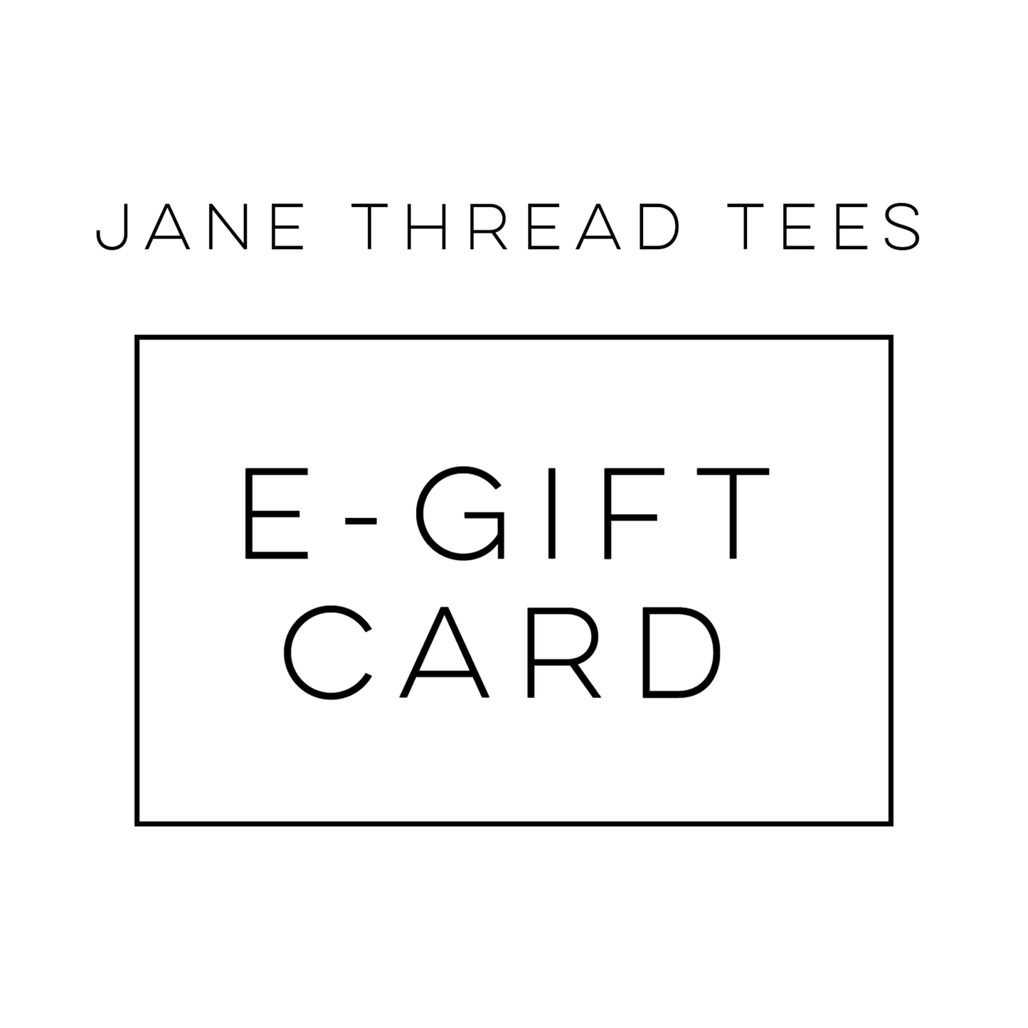 Jane Thread Tees Gift Card | DIYers | Moms |Bosses