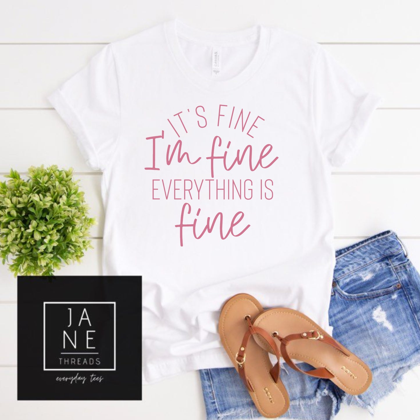 It's Fine I'm Fine Everything Is Fine | Mom Shirt | Boss