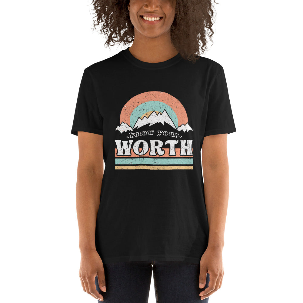 Know Your Worth Dark Tees | Mom Shirts | WORTHIT